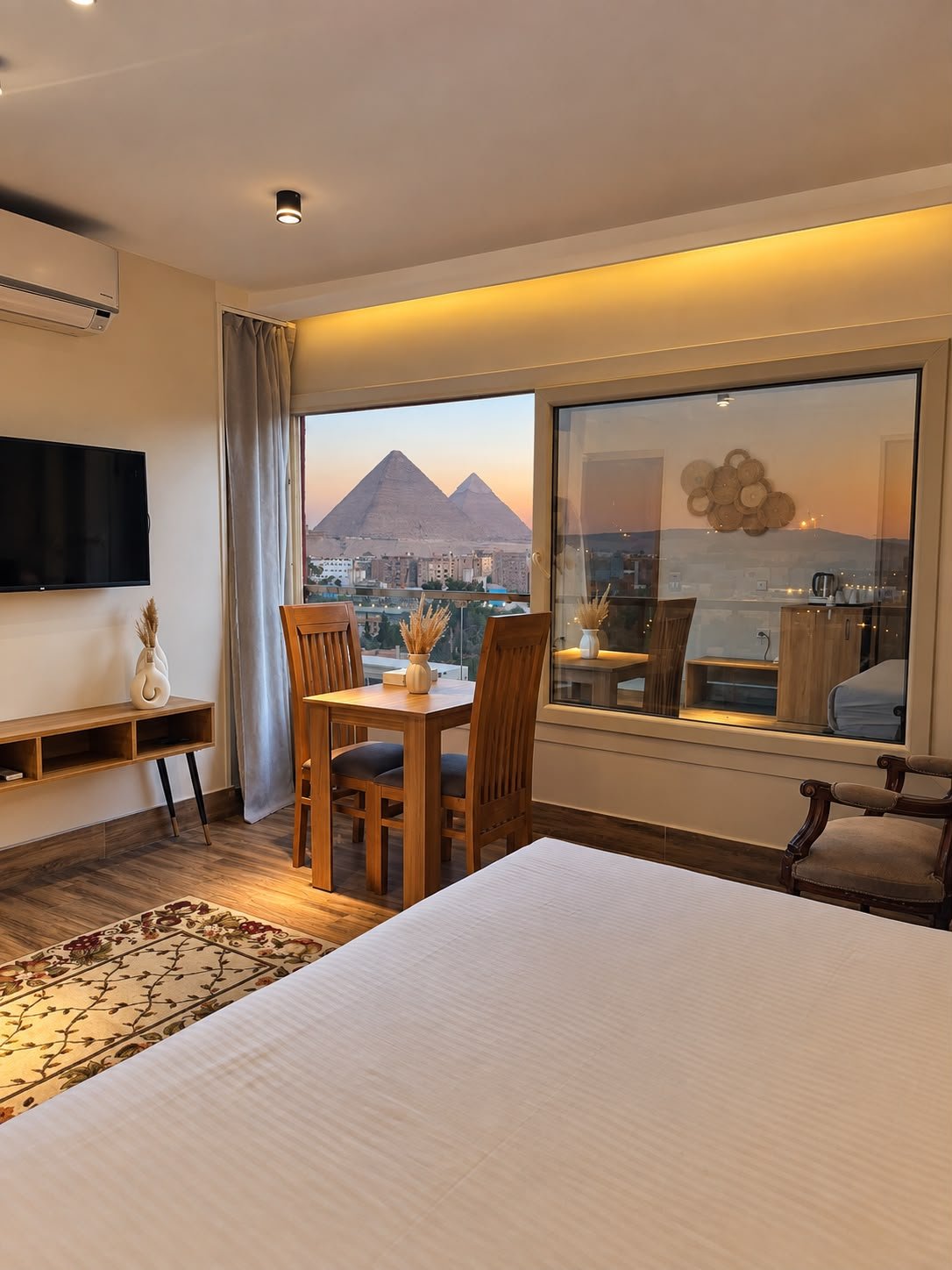 Two-Bedroom Suite with Balcony & Pyramids View