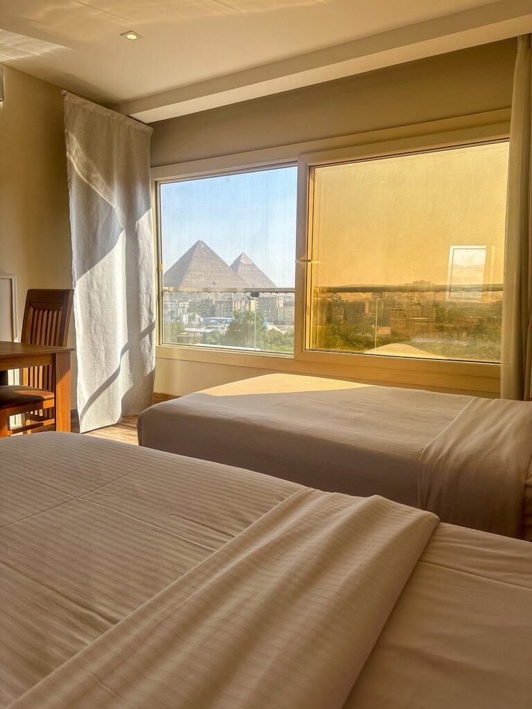 Twin Room with Pyramids View