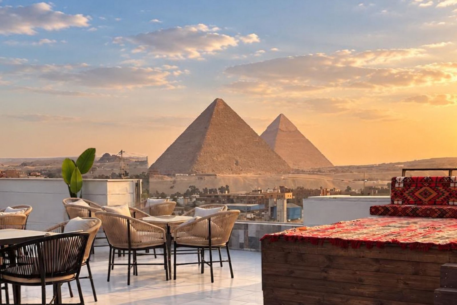 Rooftop terrace view